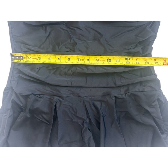 Summer Mae Women's Black Tummy Control One Piece  Lined Swim Dress Size XXL - Picture 10 of 12